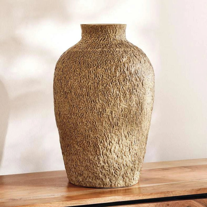 Levo Ceramic Vase 30.5X30.5X47.5Cm - Brown
