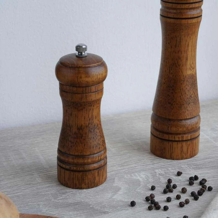 Lex Oakwood Pepper Grinder-Natural Pan Home