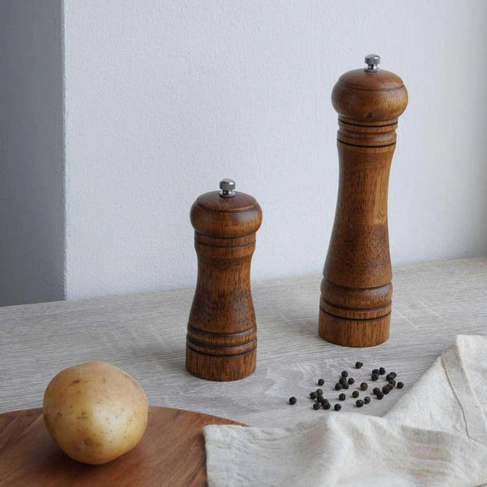 Lex Oakwood Pepper Grinder-Natural Pan Home