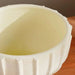 Liadean Terracotta Decor Footed Bowl  21X21X16Cm - Off White Pan Home