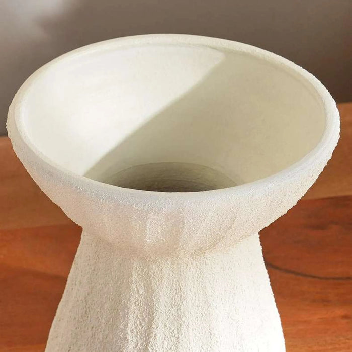Liadean Terracotta Pillar Candle Holder 15X15X15Cm - Off White