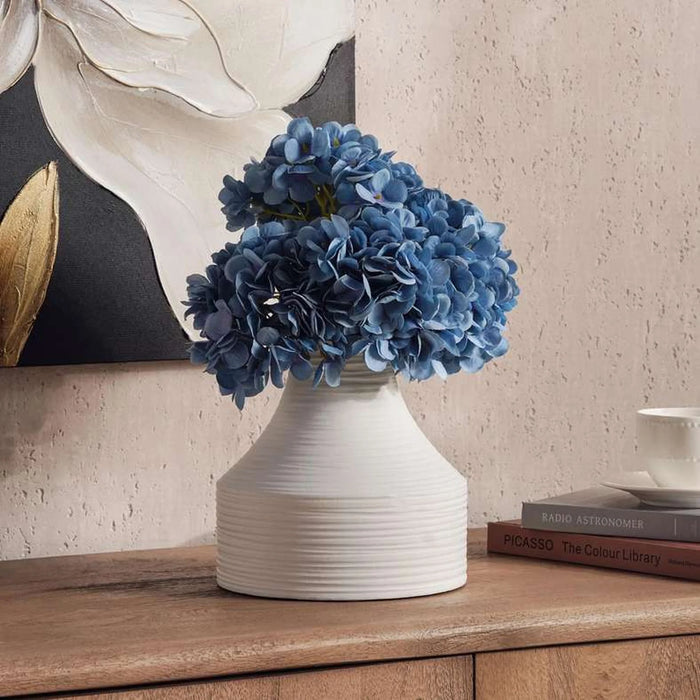 Liane Terracotta Vase 20.5X20.5X19.5Cm - White