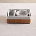 Libby 4-Piece Set Bamboo Storage Organiser With Fabric Liner - 36X26X12Cm - Natural Pan Home