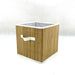 Libby Foldable Bamboo Storage Basket With Handle 28X28X29Cm - Natural Pan Home
