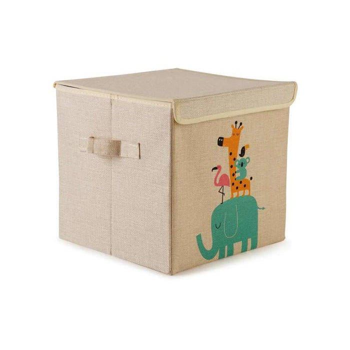 Lifeney Foldable Storage Box 30X30X29Cm - Cream