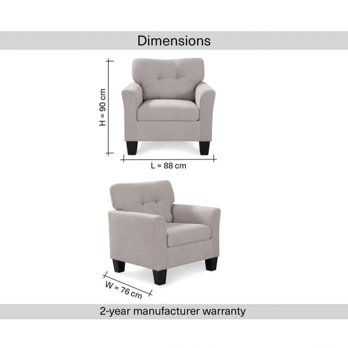 Lilac Single Seater Sofa