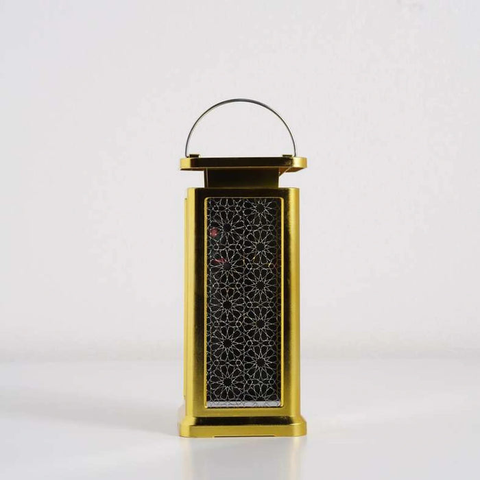 Lina Cutwork Led Lantern Dia10X22Cm - Gold