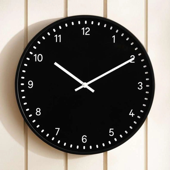 Lindsey Wall Clock Dia 51X4.5Cm- Black Pan Home