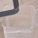 Linea Square Food Container 1.1L - Clear & Grey Pan Home