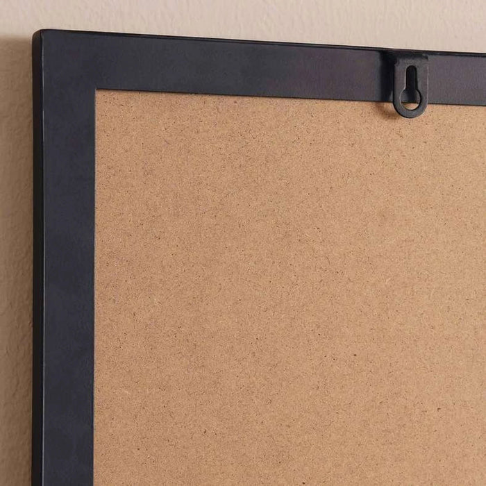 Linton Wall Mirror 60X90Cm - Black Pan Home
