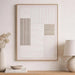 Linus Textured Printed Canvas Wall Art 50X70Cm - Beige Pan Home