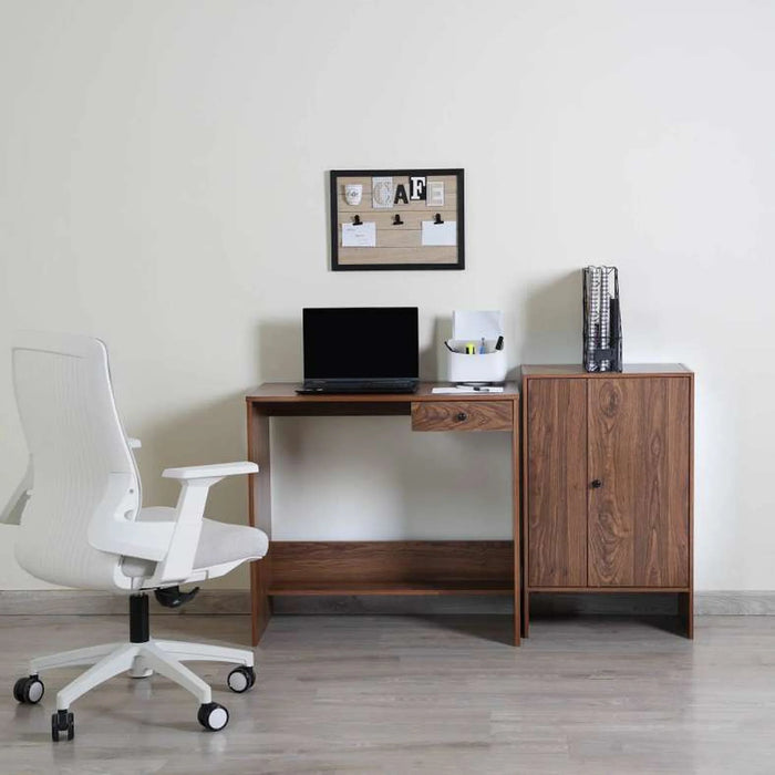 Linz Office Cabinet- Walnut
