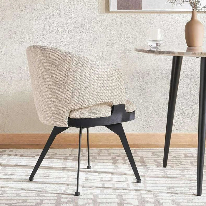 Lior Dining Chair - Beige Pan Home