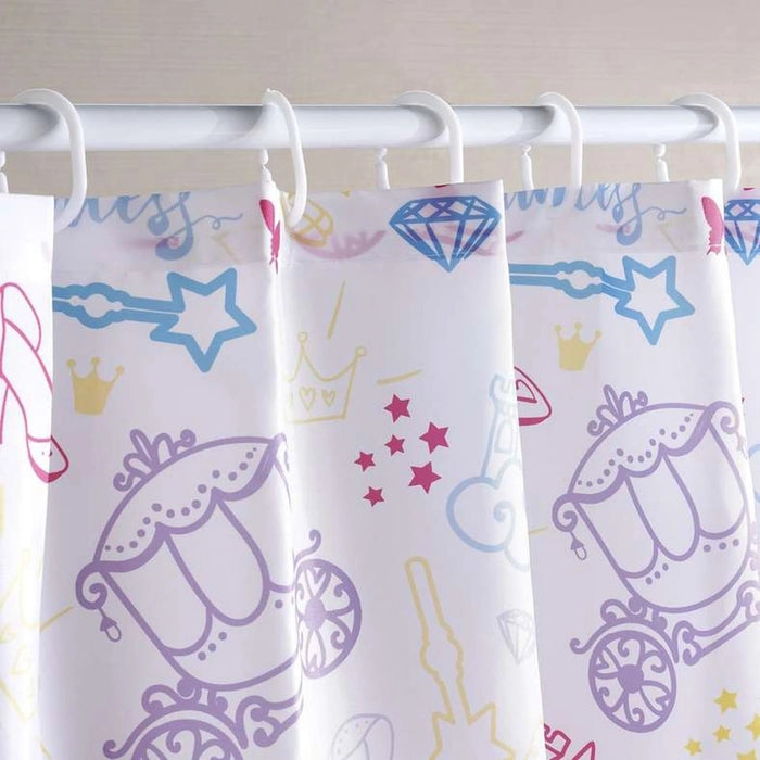 Little Princess Shower Curtain 180X180 Cm-Pink Pan Home