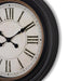 Liva Wall Clock Dia 76.2X5.7Cm - Black Pan Home