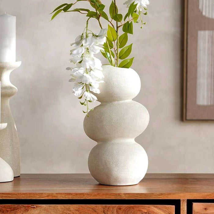 Livi Polyresin Decor Vase 18X14.5X32.5Cm - Beige