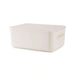 Livia Versatile Storage Box With Lid 13L 38X27.6X15Cm - White Pan Home