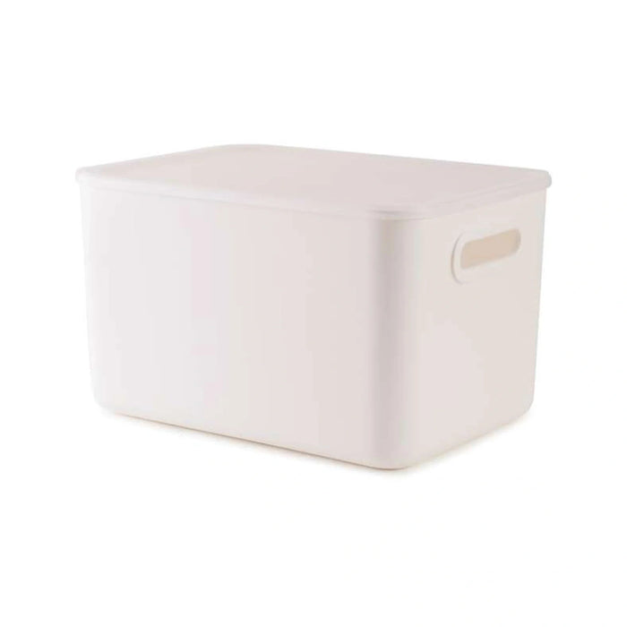 Livia Versatile Storage Box With Lid 20.5L 38X27.6X22.7Cm - White Pan Home