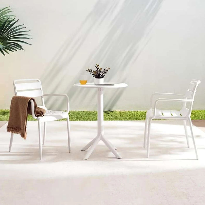 Livoly White Round Table Dia 60 Cm - White