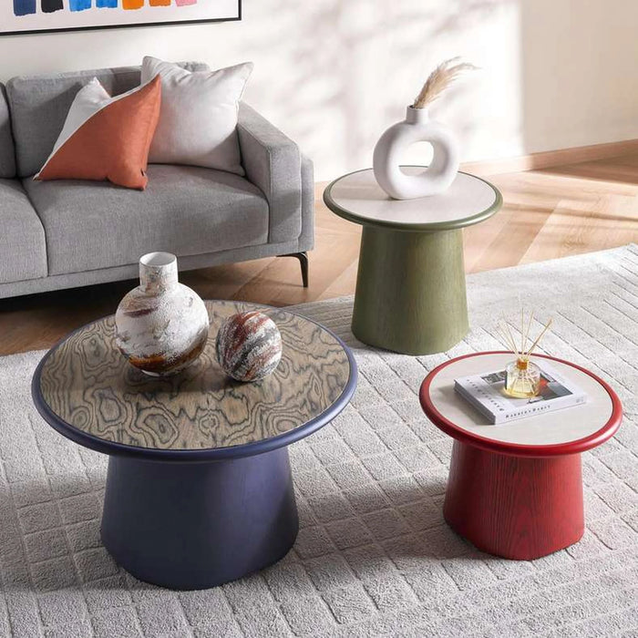 Liya Coffee Table Ceramic Medium - Natural Green