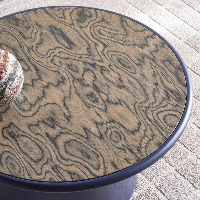 Liya Coffee Table Veneer Large - Natural Blue