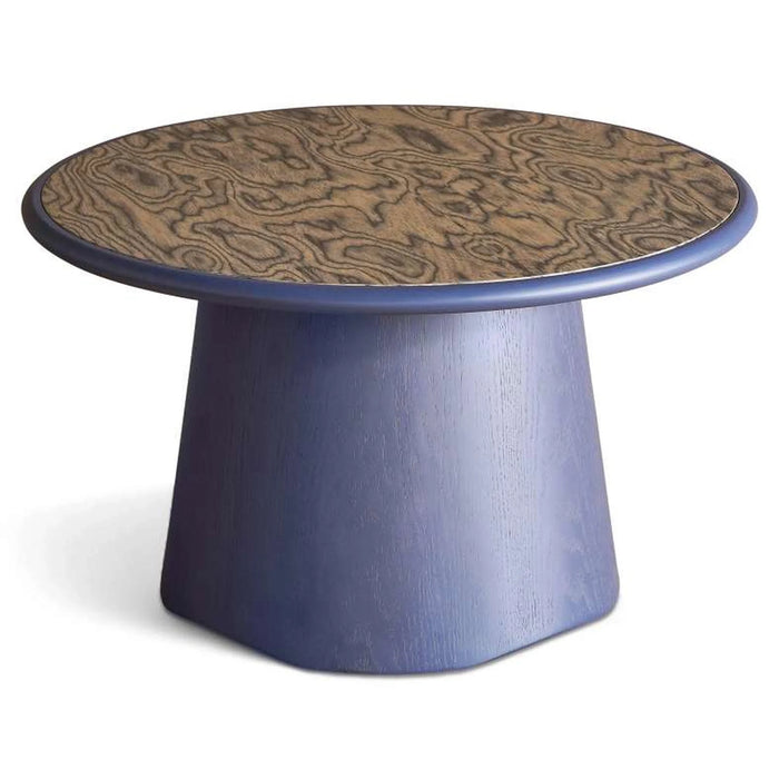 Liya Coffee Table Veneer Large - Natural Blue