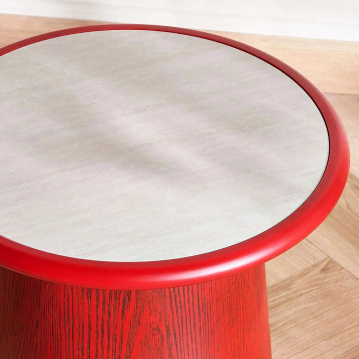 Liya End Table Ceramic Small - Natural Red