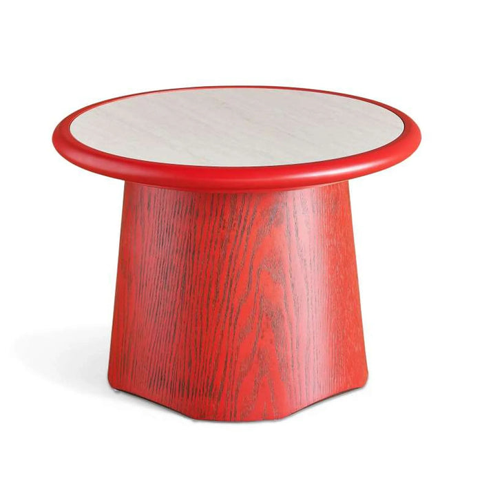 Liya End Table Ceramic Small - Natural Red