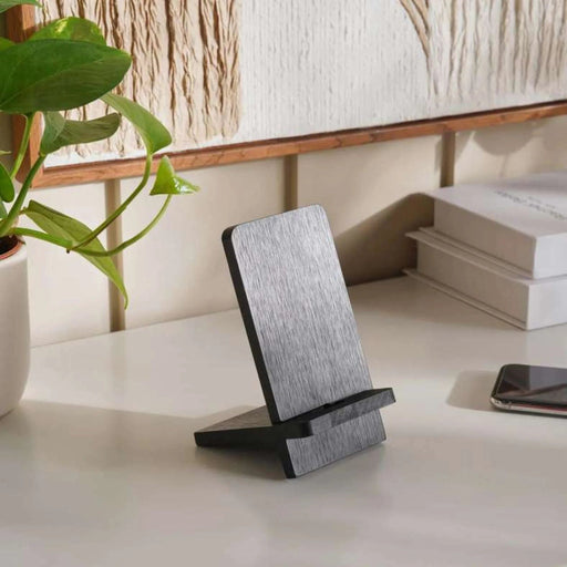 Liz Bamboo Smartphone Stand 10X8X15 Cm - Black Pan Home