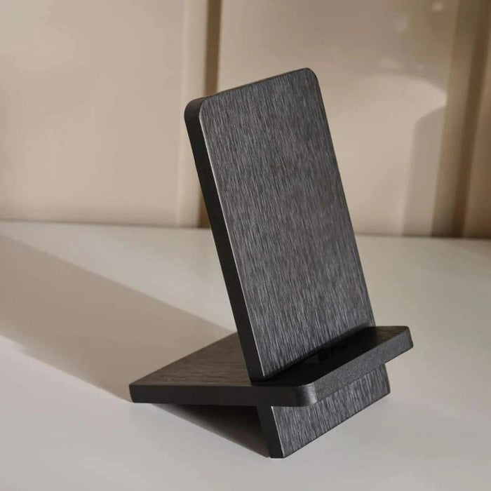 Liz Bamboo Smartphone Stand 10X8X15 Cm - Black Pan Home
