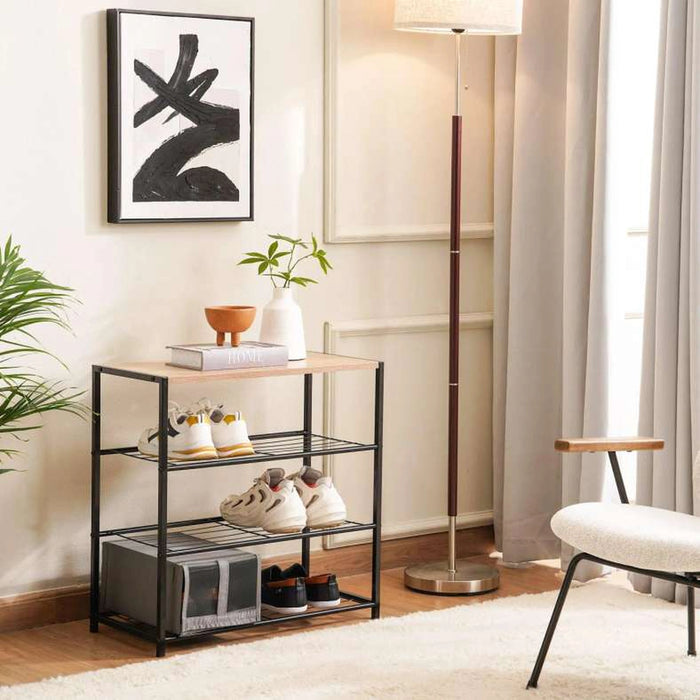 Lobby Shoe Rack 63X30X63cm - Black