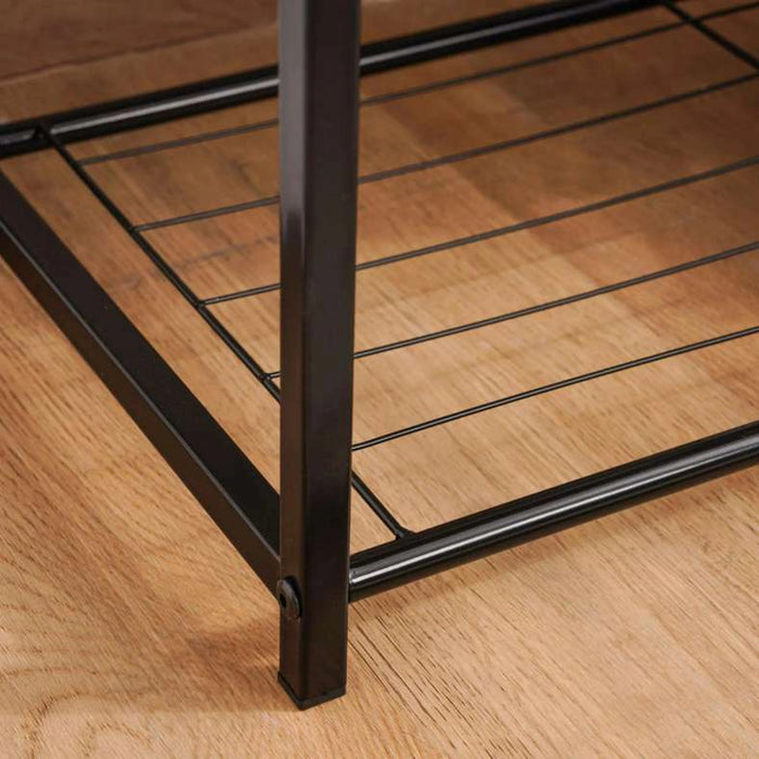 Lobby Shoe Rack 63X30X63cm - Black