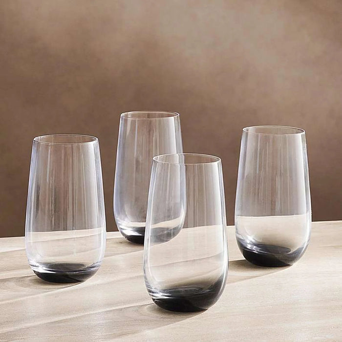 Lona 4-Piece Highball Glass Set 573Ml -Black