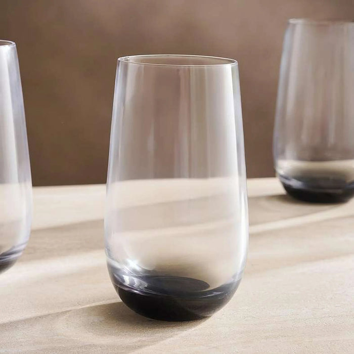 Lona 4-Piece Highball Glass Set 573Ml -Black