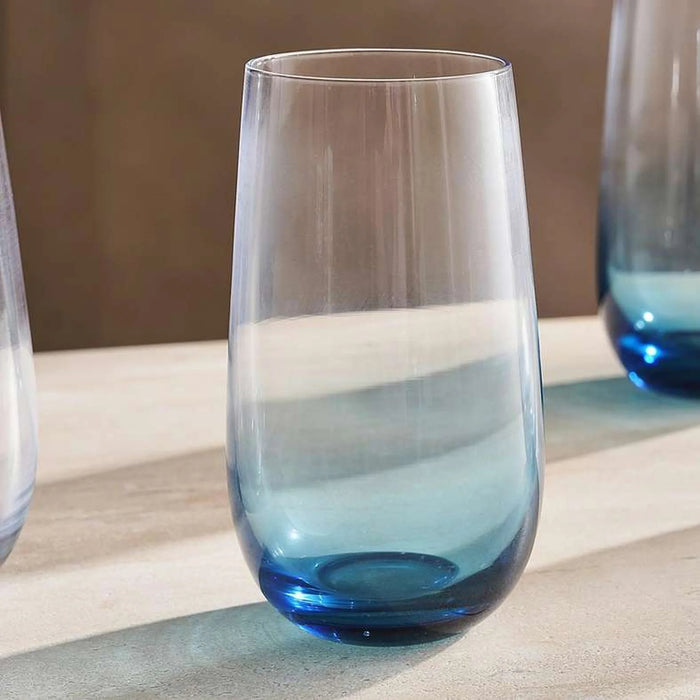 Lona 4-Piece Highball Glass Set 573Ml -Blue