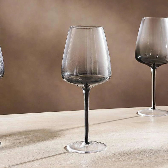 Lona 4-Piece Stemware Glass Set 400Ml -Black
