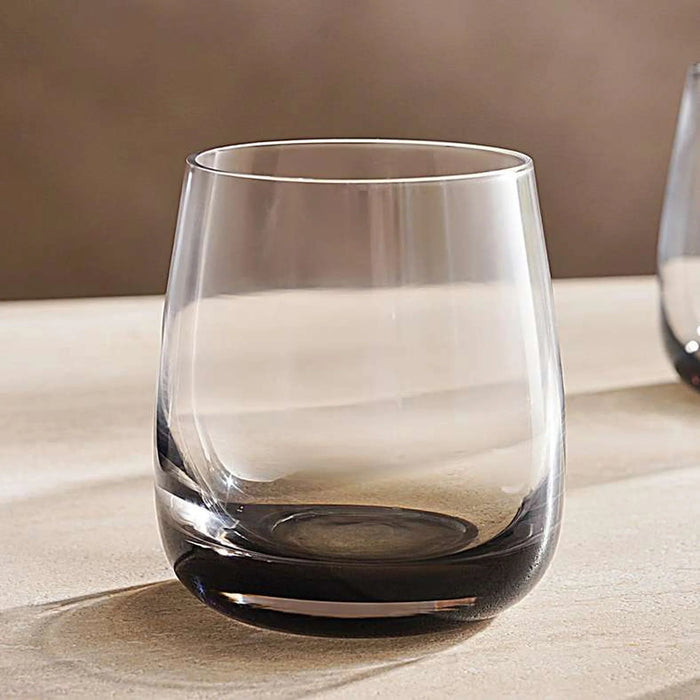 Lona 4-Piece Tumbler Glass Set 383Ml -Black
