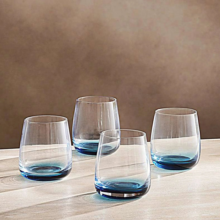 Lona 4-Piece Tumbler Glass Set 383Ml -Blue