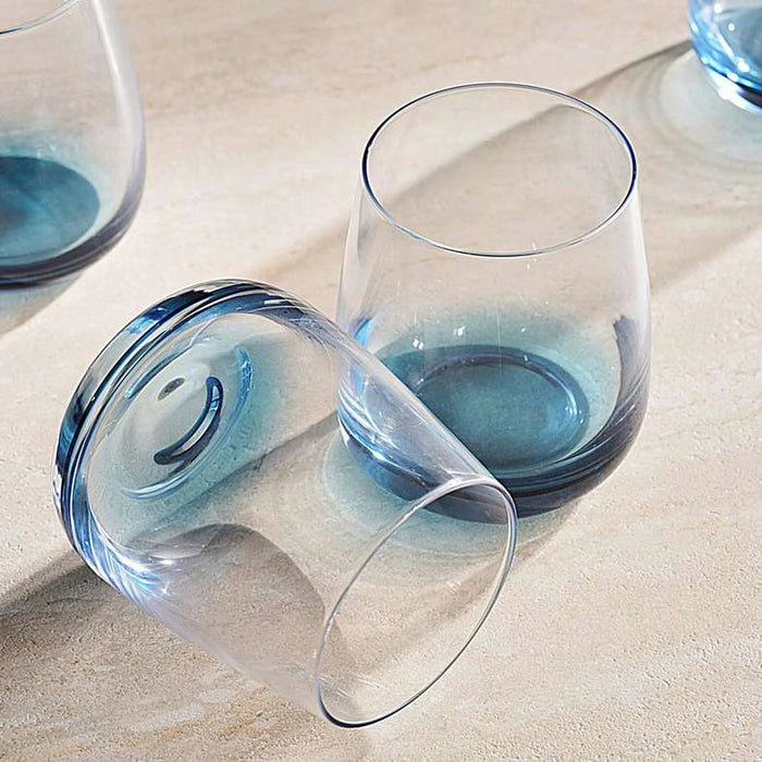 Lona 4-Piece Tumbler Glass Set 383Ml -Blue