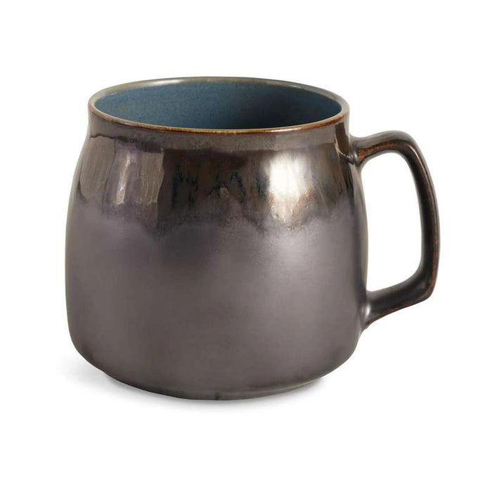 Loran Reactive Glaze Stoneware Mug 400Ml -Brown Pan Home