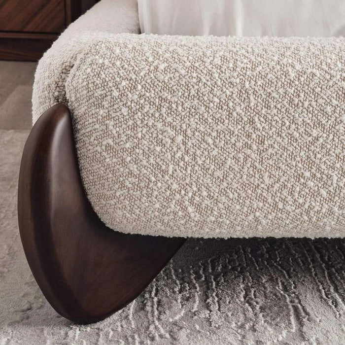 Lorein King Bed 180X200 Cm - Beige Pan Home