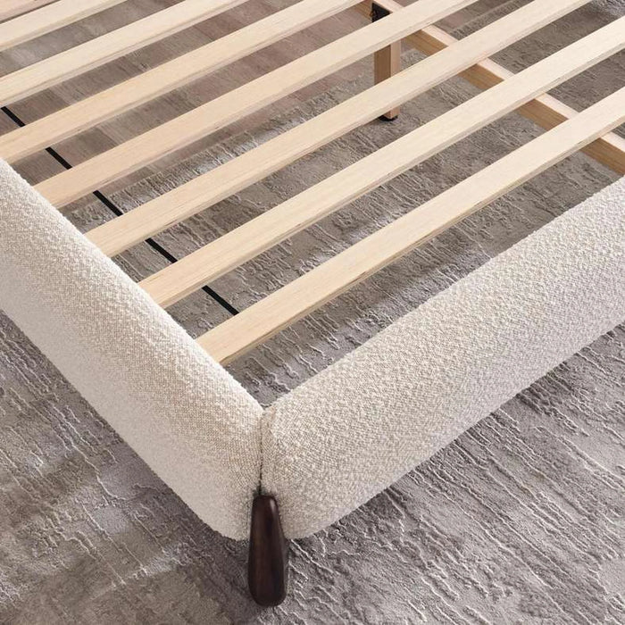 Lorein Queen Bed 160X200 Cm - Beige Pan Home