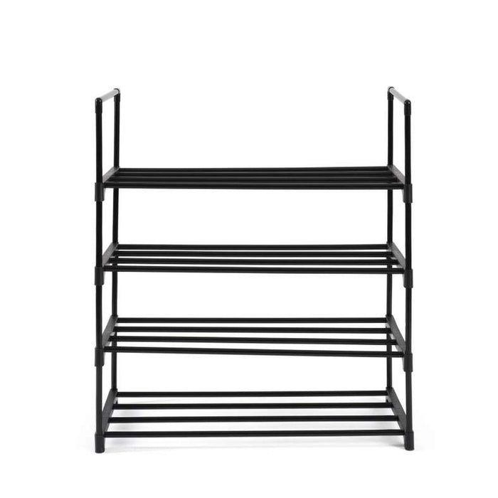 Lorell Shoe Rack 12 Pairs 74Cm - Black