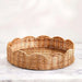 Lorena Rattan Decor Tray Dia30X7Cm- Natural Pan Home