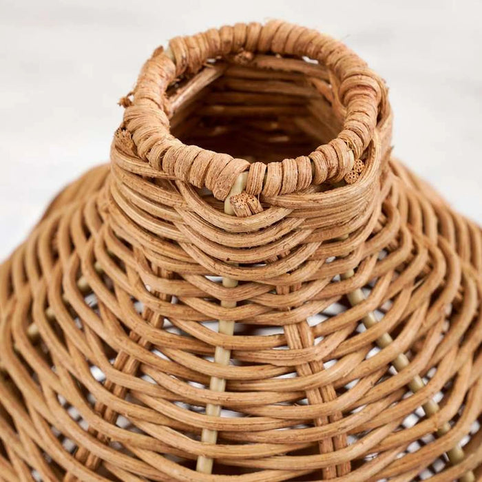 Lorena Rattan Vase 14X14X16Cm- Natural