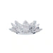 Lotus Crystal Tealight Holder 12X12X4.6Cm- Clear Pan Home