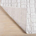 Lotus Textured Rug 160X230Cm - Silver Pan Home