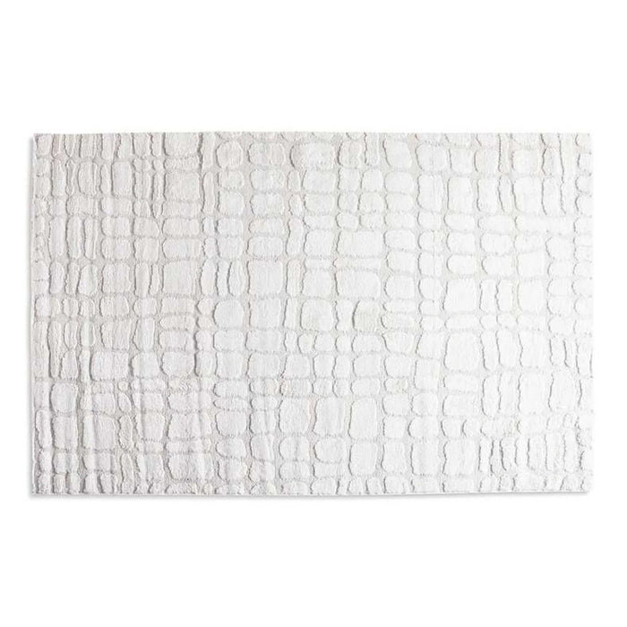 Lotus Textured Rug 240X360Cm - Silver Pan Home
