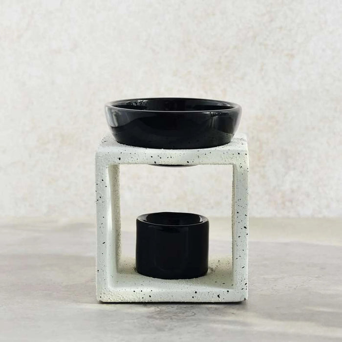 Louie Ceramic Oil Burner 10X10X13Cm - White