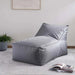 Lounger Indoor/Outdoor Beanbag-110X67X65 Cm-Grey Pan Home